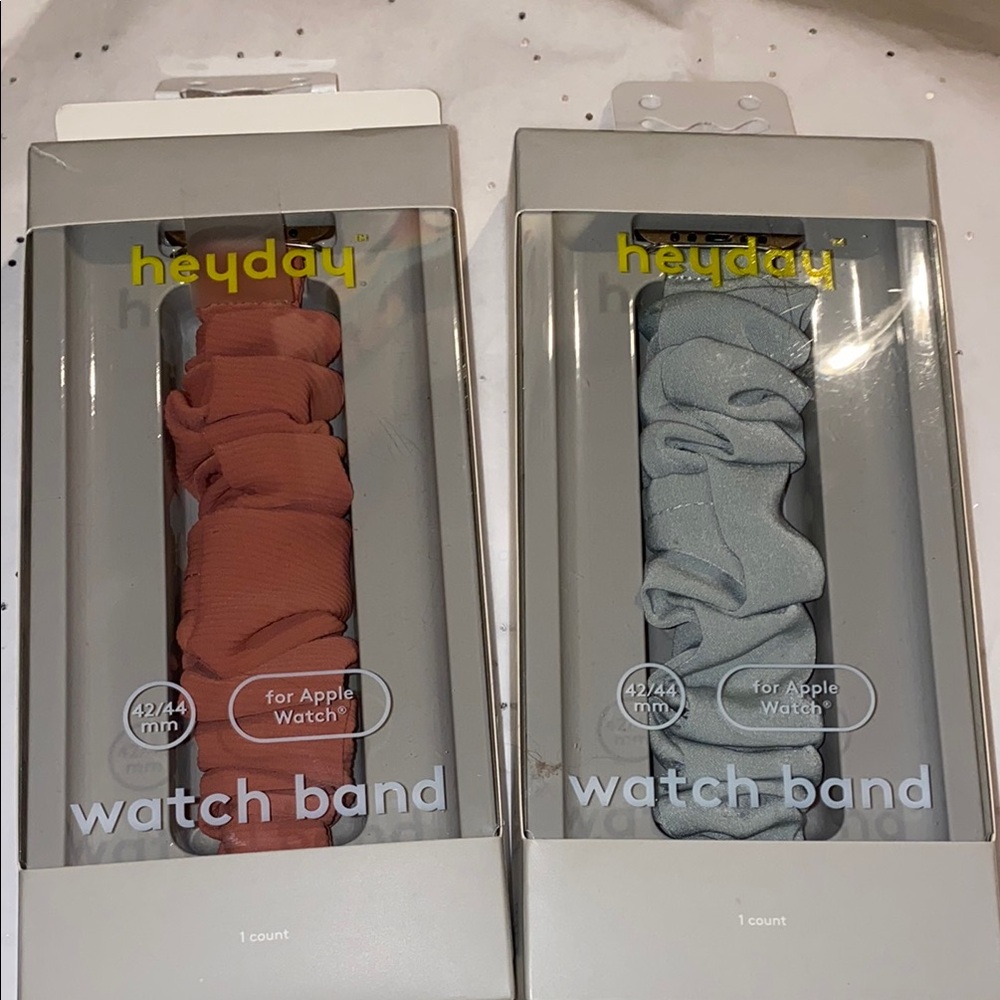 CLOSET CLEAR OUT Heyday Terracotta & Sky Blue  bands for 42/44 mm Apple Watch